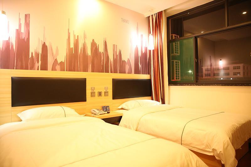 Thank Inn Chain Hotel Shandong Weifang Qingzhou Railway Station Gaoliu Exterior foto
